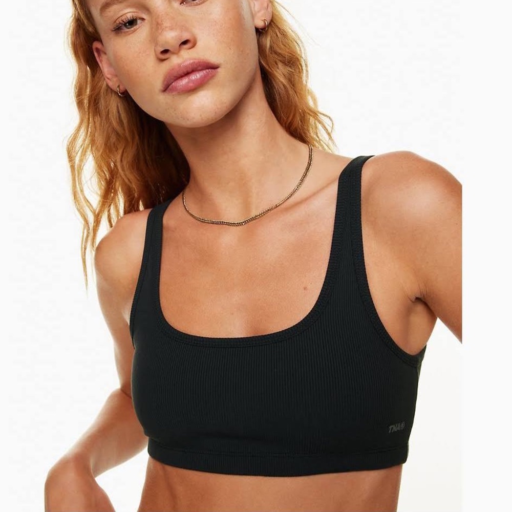Aritzia TNA Ribbed Bra Top Bralette Size XS